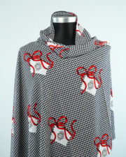 Houndstooth Holiday Scarf