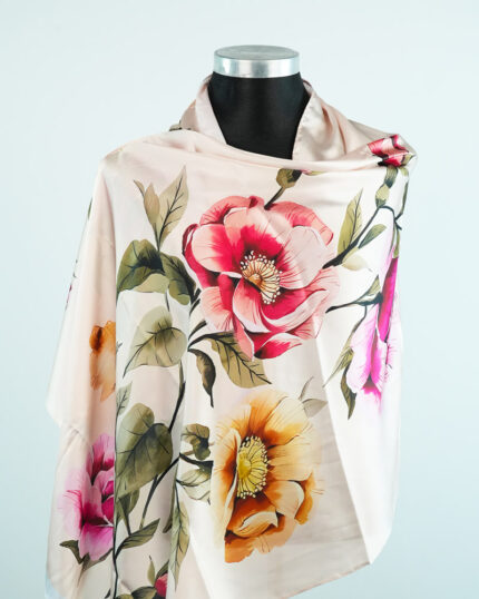 Blush Garden Rose Shawl