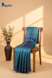 Premium Digital Printed Half Silk Saree - Image 2
