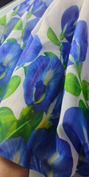 Premium Digital Printed Soft Silk Saree - Image 7
