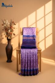 Premium Digital Printed Soft Silk Saree - Image 3
